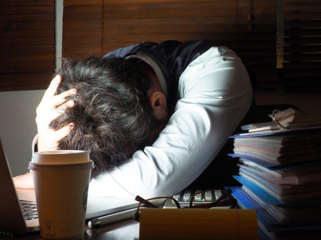 残業続きの毎日