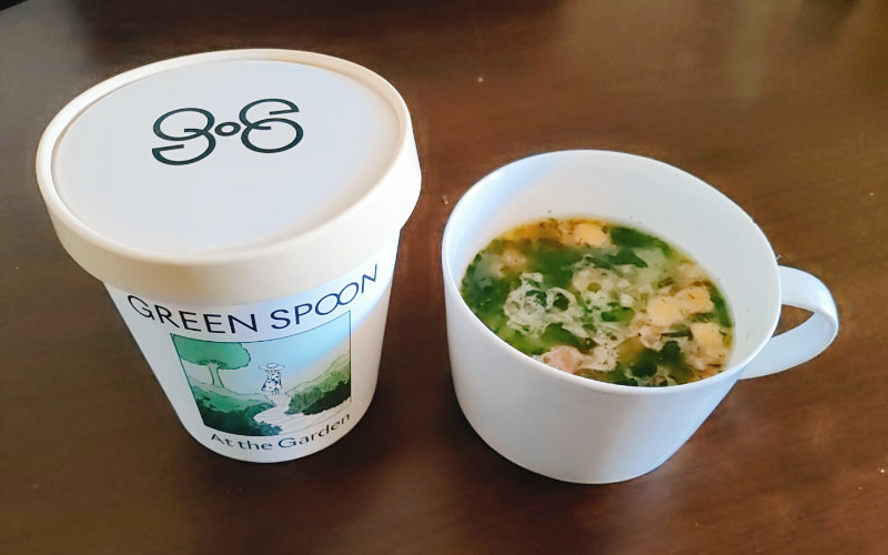 GREEN SPOONのスープ完成