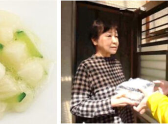 青森県産長芋と胡瓜の和え物