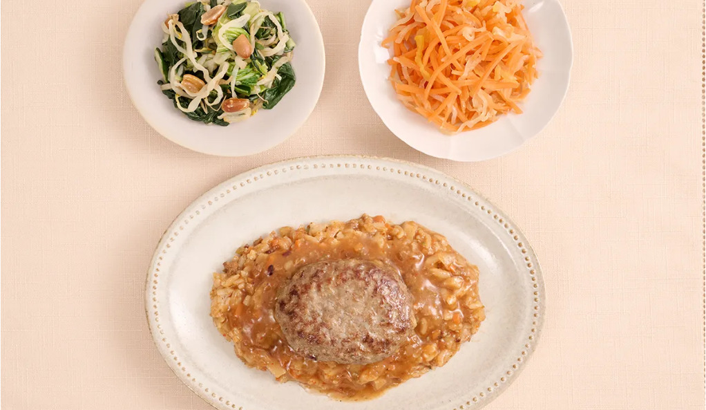 あとひく辛さ！麻婆ハンバーグめし