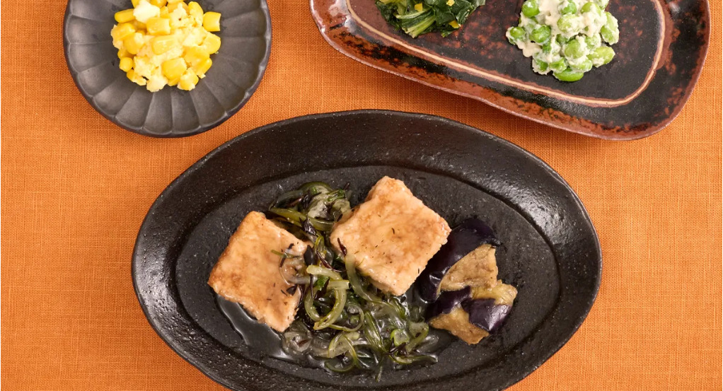 つるんと磯仕立ての揚げ出し豆腐