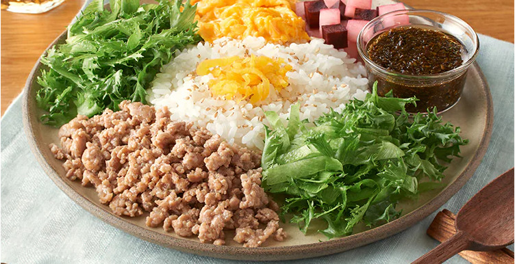 秋田食材で！和風そぼろ混ぜごはん