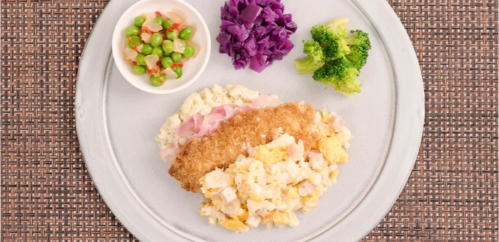 アジフライのとろじゃが洋風仕立て