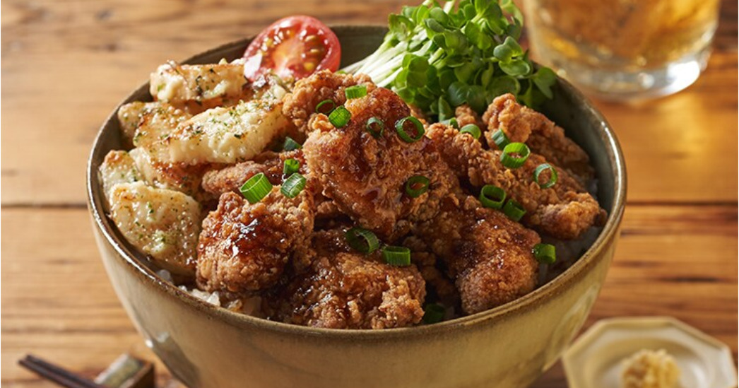 とろーり温玉のせ、帯広豚丼風