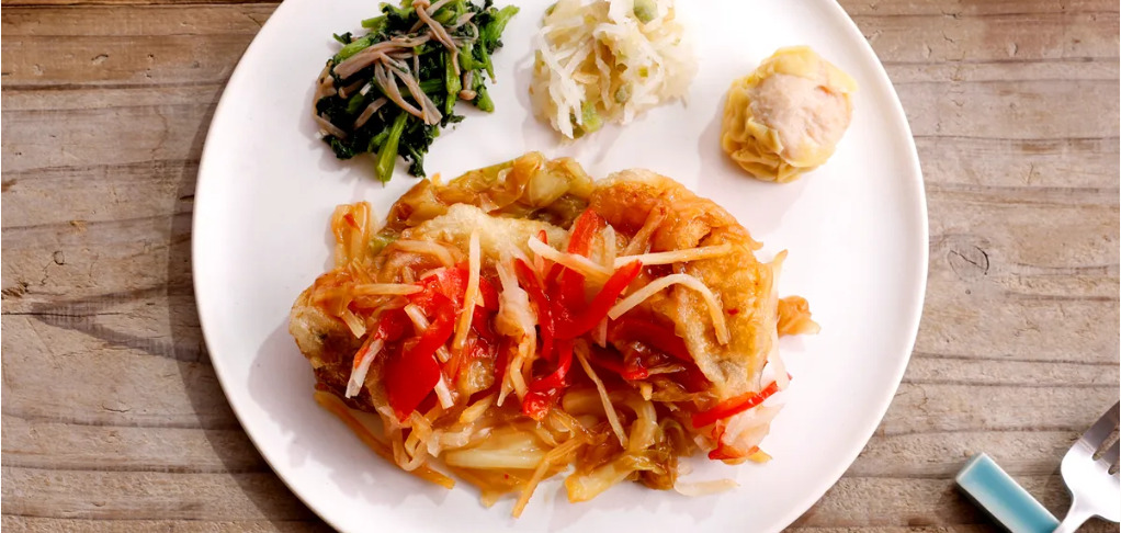 たらの甘酢チリソース