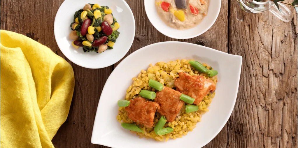 豪快チキンのビリヤニライス