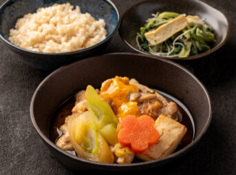 とろ~り月見の鶏すき焼きセット