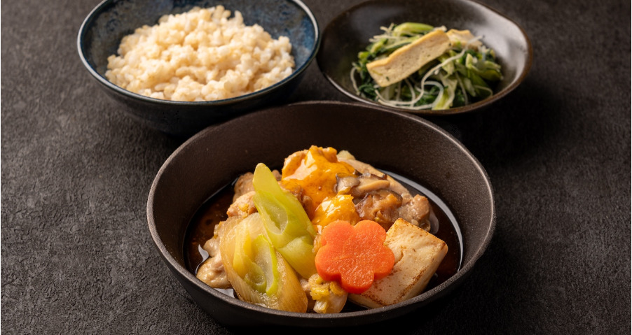 とろ～り月見の鶏すき焼きセット