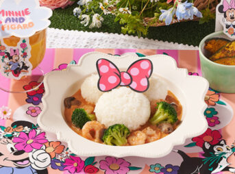 ミニーマウス・花畑エビカレー