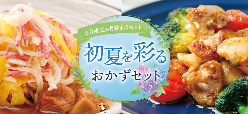 初夏を彩るおかずセット