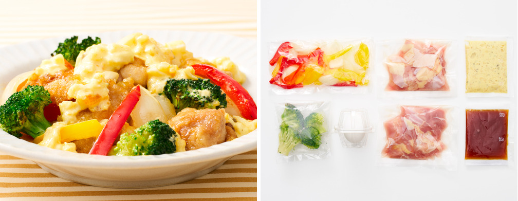 彩り野菜のさっぱりチキン南蛮