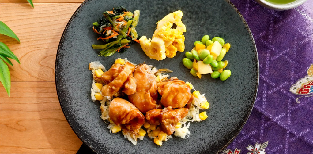 ふっくら鶏もも肉の甘辛てりだれ