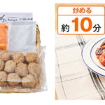 ミートボールと野菜のトマトソース炒め