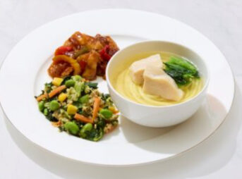 生姜香る海鮮だしの鶏塩ラーメンセット